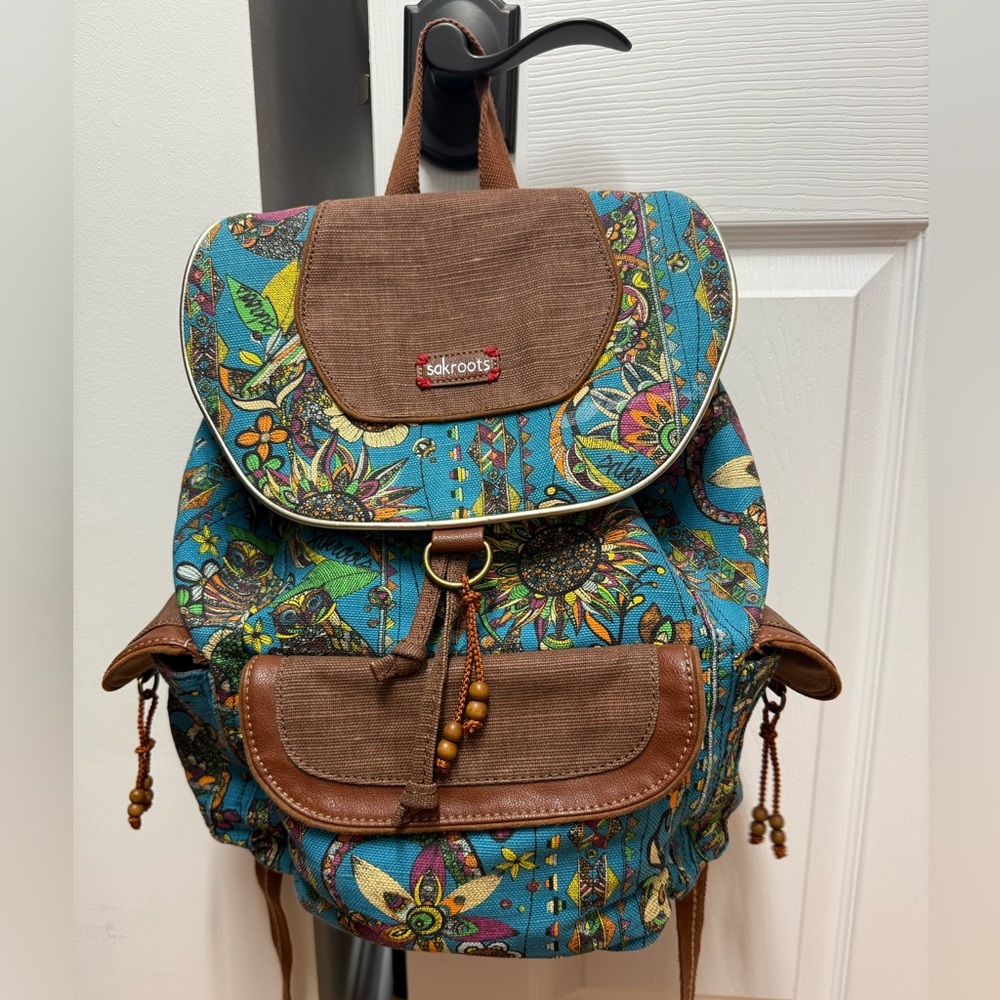 Sakroots Multicolor Floral Backpack